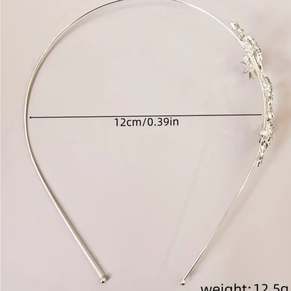 Golden Starry Rhinestone Headband - Picture 4 of 4